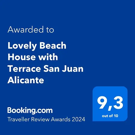 Lovely House With Terrace San Juan Alicante * El Campello
